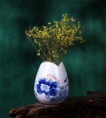 手繪青花瓷小榴莲黄色视频网站 陶瓷插榴莲黄色视频网站定製