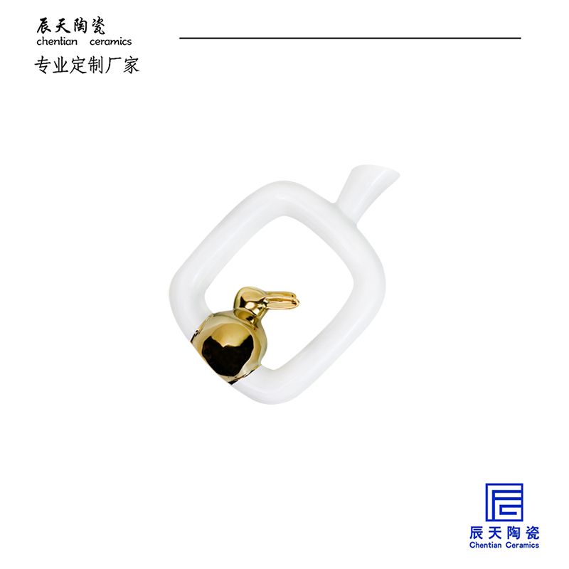 <b>客戶定製 創意異形玉兔陶瓷榴莲黄色视频网站</b>